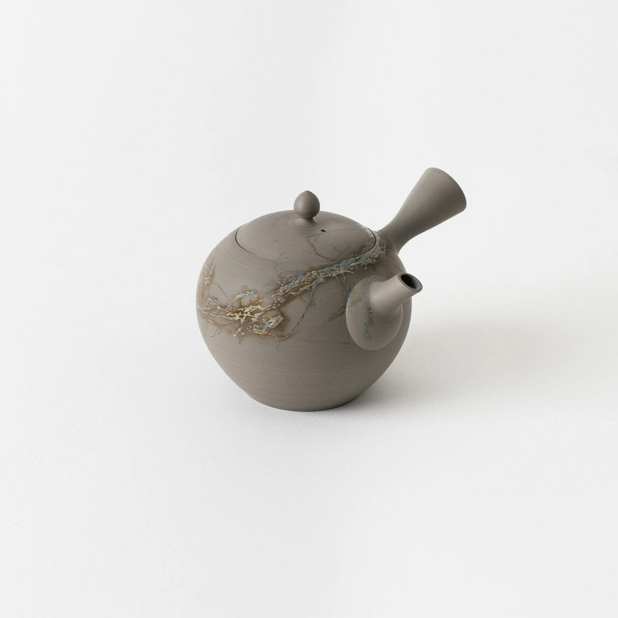 Blue Mogake Tokoname Teapot